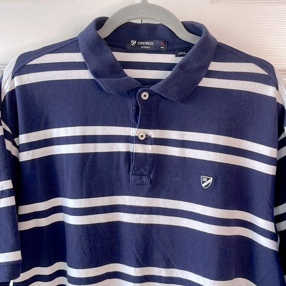 Cremieux Classics Striped Short Sleeve Polo Shirt - Picture 2 of 11